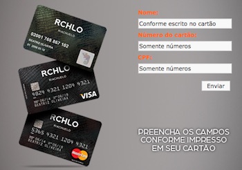 Fatura do Cartão Riachuelo 2ª via pela internet Cartão a Crédito