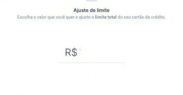 Limitação de limite de cartão do Banco Inter